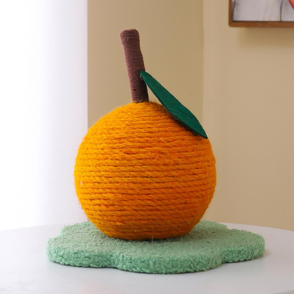 Cat Scratching Post Ball Scratcher Sisal Rope Toy Indoor Kitten Wear-resistant Biting Interactive Toy Pet Supplies