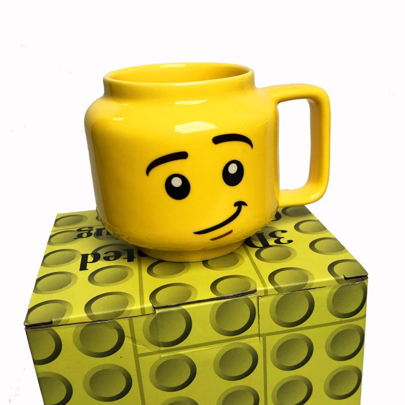 

Cartoon Figure Ceramic Cups: Smiley, Beautiful Woman, Iron Man, Spider-Man