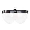 Universal Motorbike Retro Pilot-Style Standard 3 Snap-Button Visors Up Down