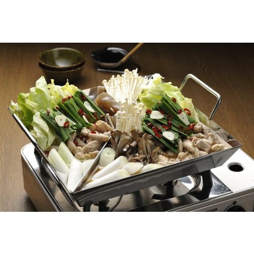 Endo Shoji Commercial Dustpan (with legs), 24cm, 18-0 Stainless Steel, Made in Japan, QTL5801