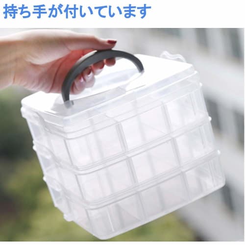 G-MODELL Beyblade Storage Clear Plastic Case (Holds 30 Beyblades)