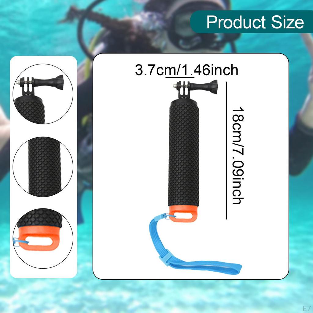 Floating Hand Grip Buoyancy Sticks Anti Slip Wrist Strap Monopod Pole Underwater Stick