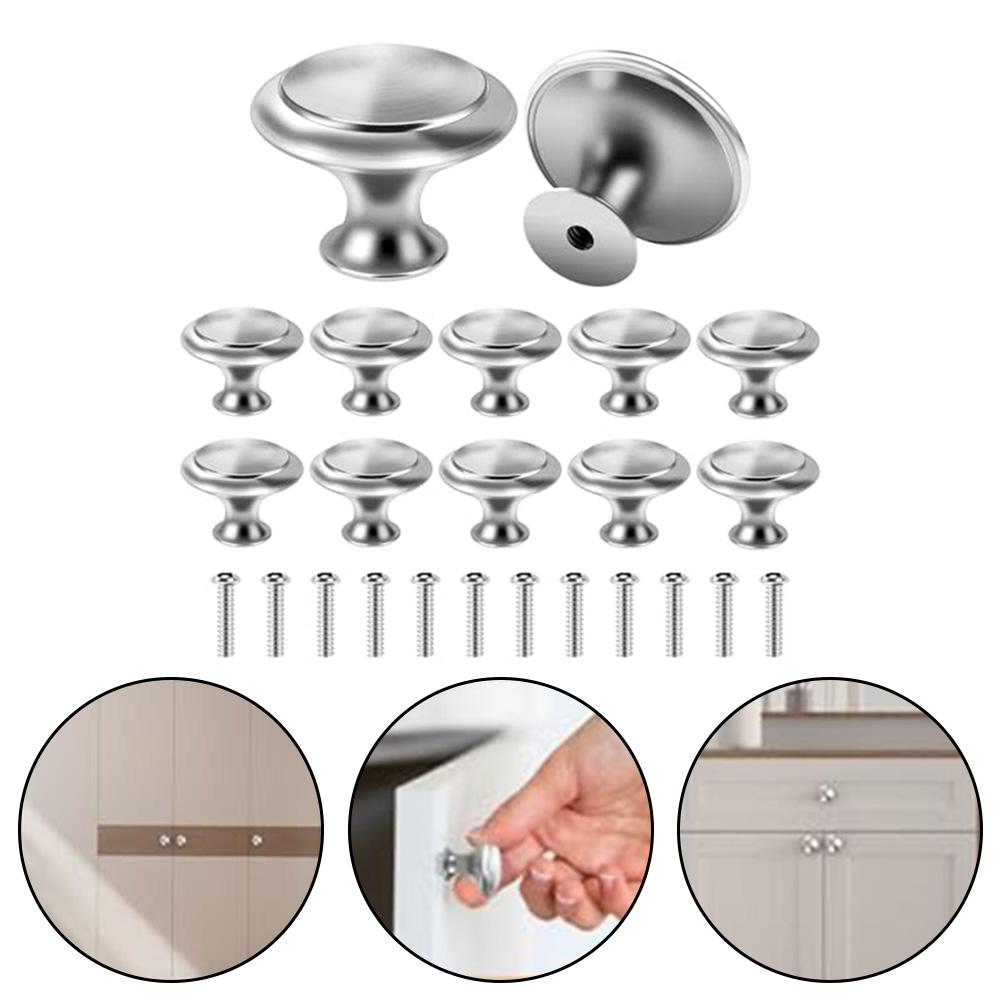 30mm Knobs Cabinet Knobs Contemporary Design Easy Installation Elegant Design Modern Design Rust Resistant Scratch Resistant