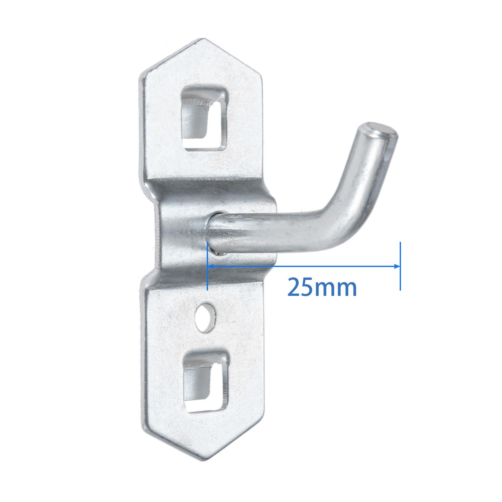 

1pc Hole Board Hook Steel Pendant Oblique Hanger Hardware Tools Hammer/Pliers Wall Mount 25/50/75/100/150/200mm Storage Rack