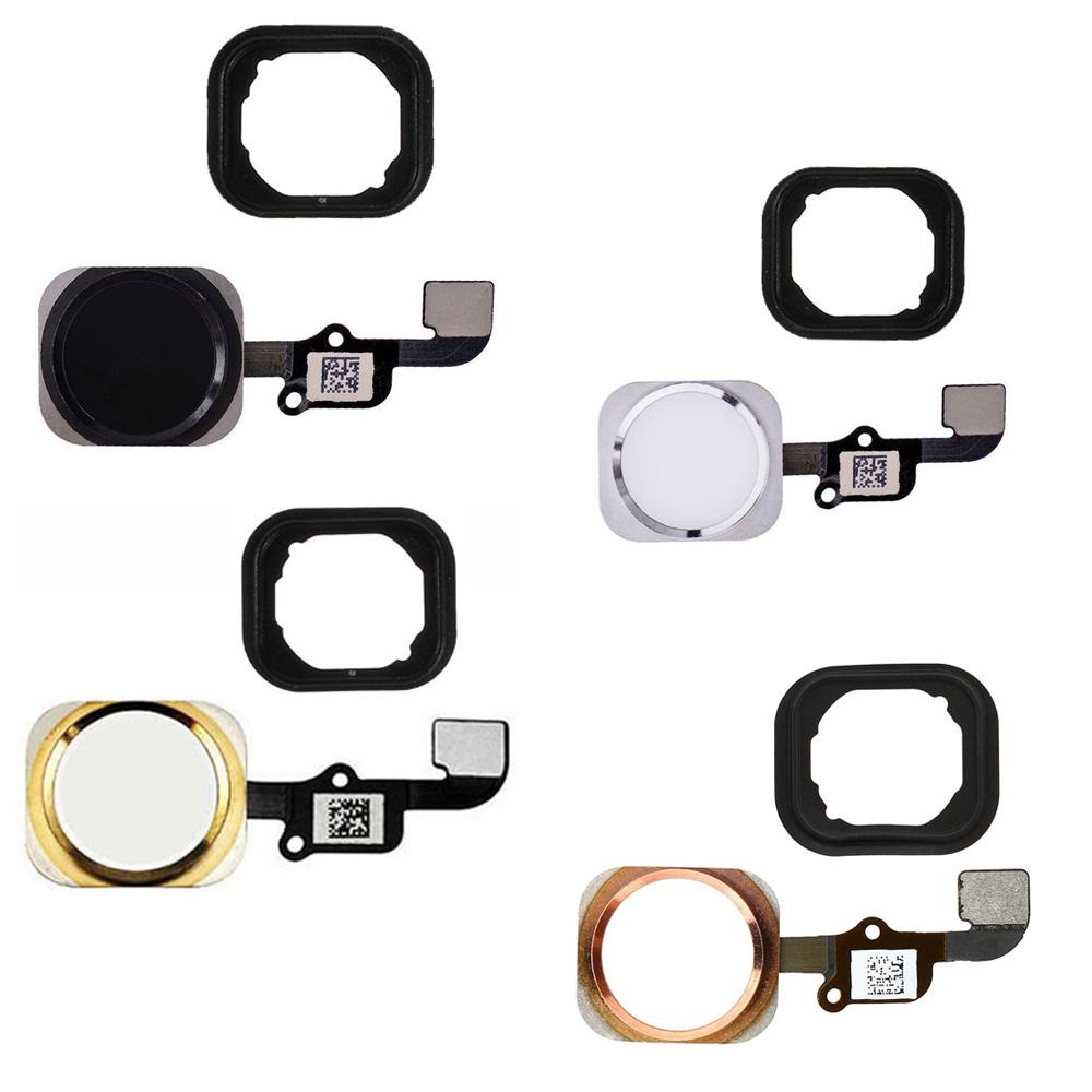 Full Set LCD Parts Replacement For iPhone 6 6P 6S Plus Front Camera Home Button Flex Cable Ear Speaker Screw