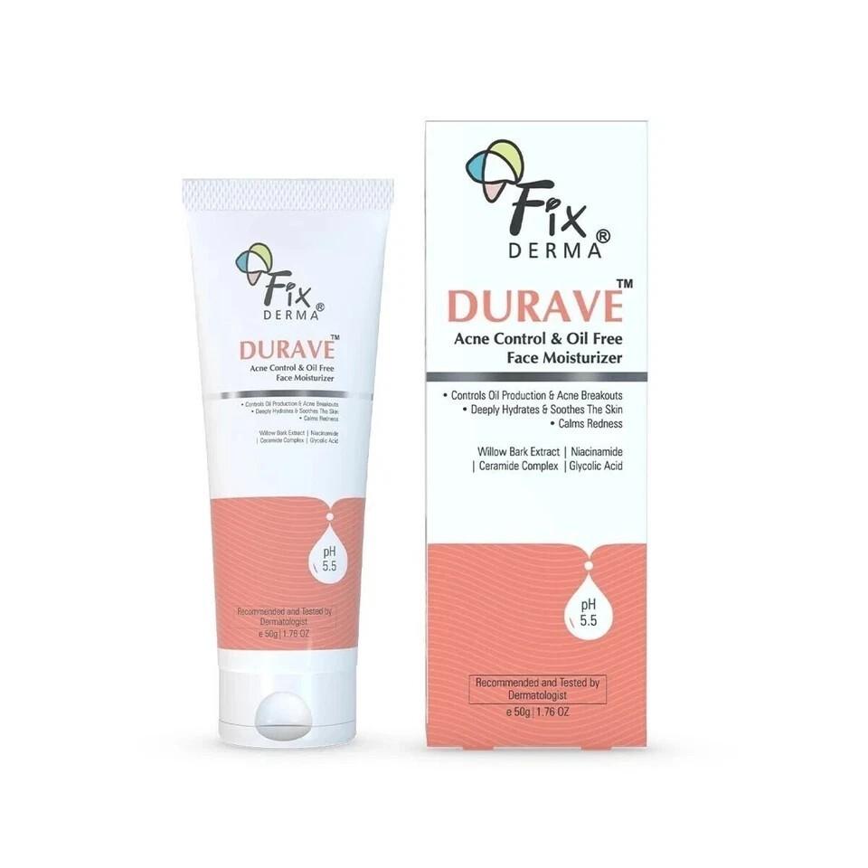 Fixderma Durave Acne Control & Oil Free Moisturizer for Face 50gm