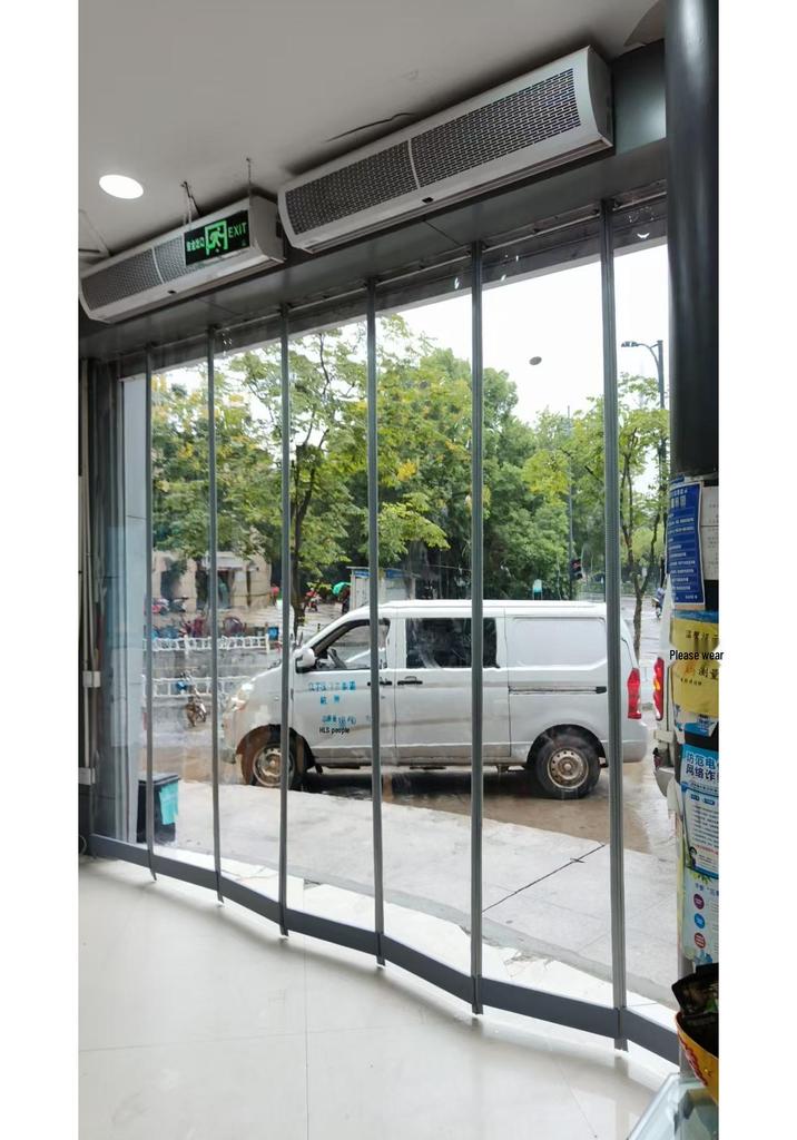 Magnetic PVC Door Curtain: Transparent, Anti-Mosquito, Universal, Dustproof, Heat-Insulating, Air Conditioner Compatible, All-Season Use