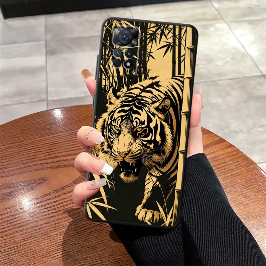 Funda Phone Cover Case for Xiaomi Redmi Note 9 13 Pro Plus 11s 12s 12 Pro 14 11 7 8 10 10S 9S Cool Tiger Leopard
