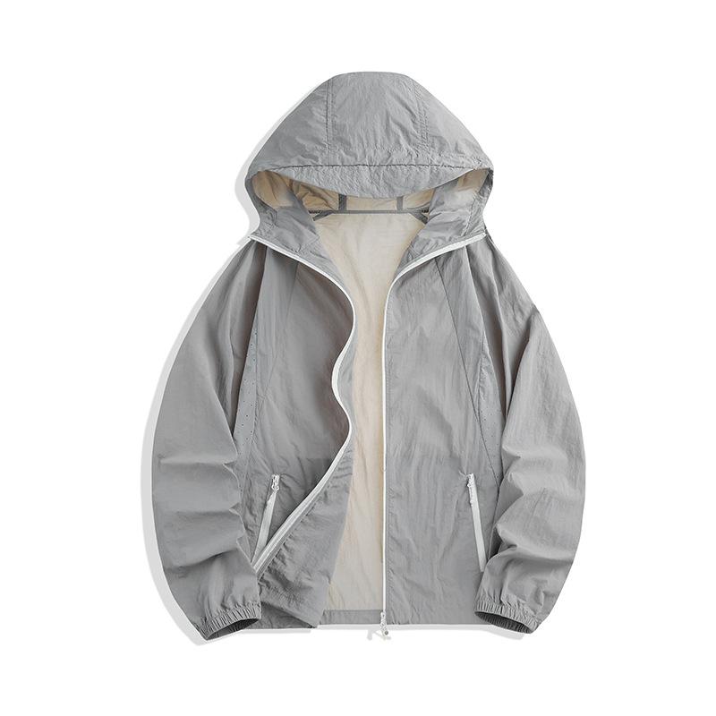 Wenhouu sunscreen clothing men's summer UPF100 + loose breathable sunscreen clothing women's outdoor light and cool sunscreen clothing