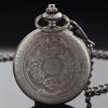 Rabatt FÜR MEINEN SOHN Vintage Bronze Taschenuhr Quarz Kette Anhänger Uhr Halskette Anhänger Kette Schmuck Geschenk Uhr für Männer