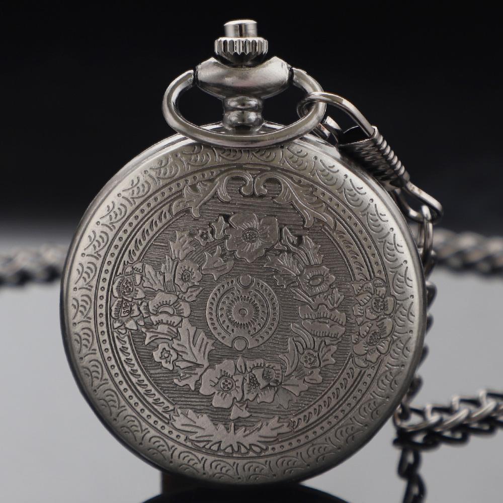 Rabatt FÜR MEINEN SOHN Vintage Bronze Taschenuhr Quarz Kette Anhänger Uhr Halskette Anhänger Kette Schmuck Geschenk Uhr für Männer