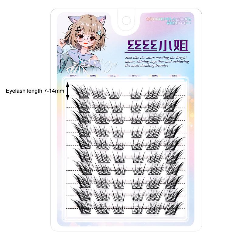 Eyelashes Fox Series Single Clusters False Eyelashes Eyes Fluffy Natural Thick Curl Beauty Daily Makeup Create Comic Eyes