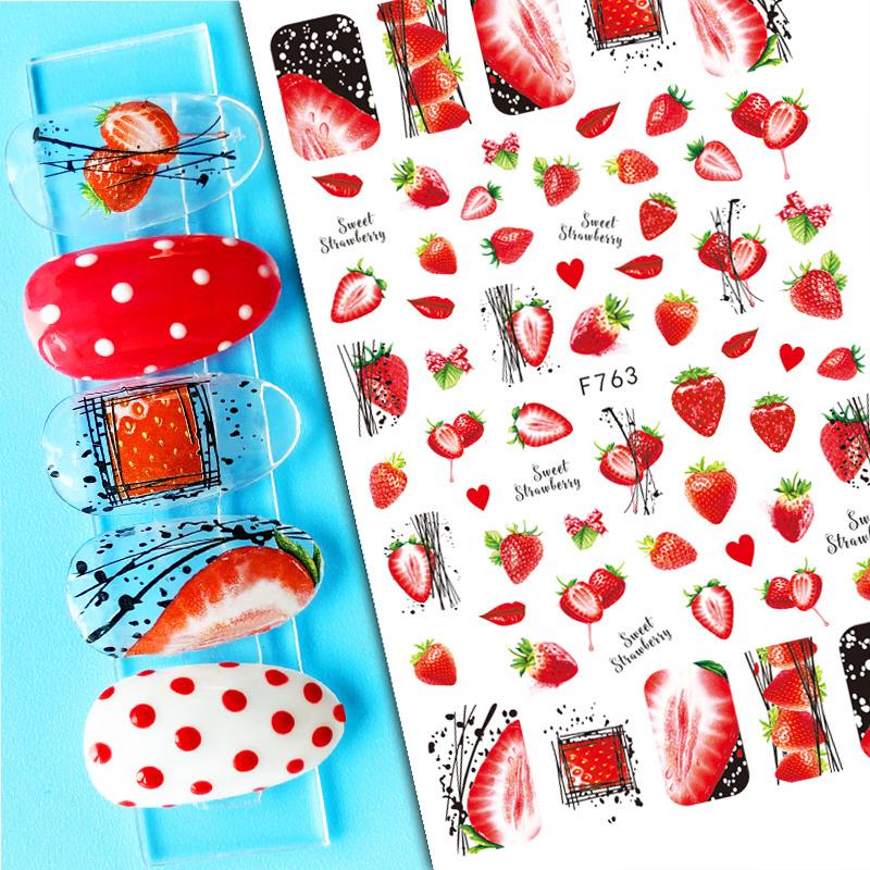 Zurück Kleber Aufkleber 3D Nagel Aufkleber Schwarz Weiß Geometrische Zeichnungen Designs Nagel Aufkleber Dekoration Für Nail Art Schönheit