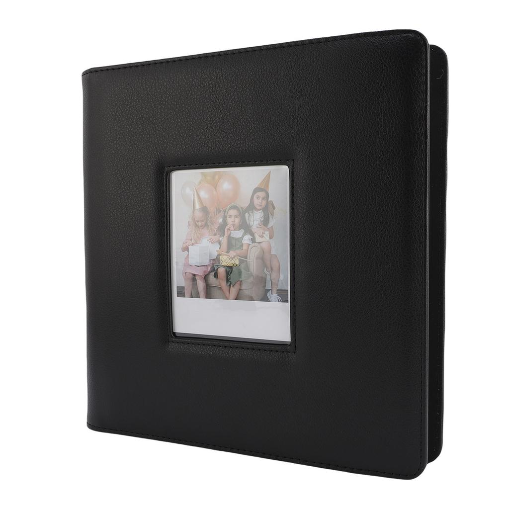 Fotoalbum vhodné pro široké fotografie 300 400 90x110mm, 36 stran, kapacita 288 fotografií, obal z PU kůže, přední okénko