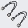 Multi-Function Magnetic Clothing Clip with Chain Metal Buttons Clip Clothes Scarf Trouser Legs Cuff Fixing Magnet Buckles