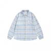 High Street Autumn Men's Fashion Versatile Lapel Plaid Jacket Loose Casual Jacket