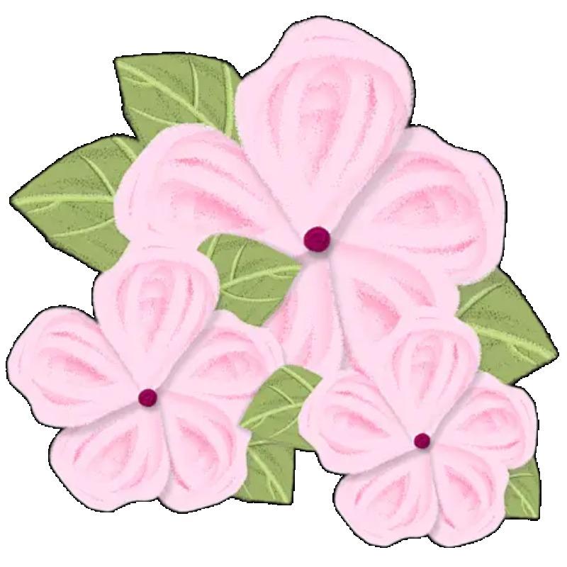 Black Round Neck T Shirt With Pink Flower Print For Casual Wear