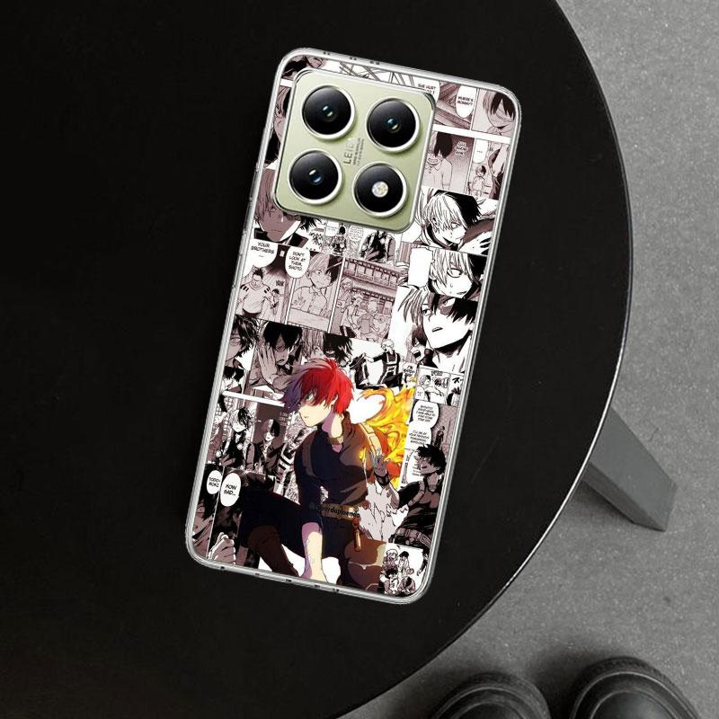 Todoroki Shoto MHA My Hero Phone Case Cover for Xiaomi Redmi Note 15 14 13 12 11 Pro Plus 14S 12S 11S 11T 11E 10S 10 Customized