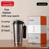Fuguang Shixi Isolerad Kaffemugg i Ren Titan