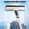 Window Scraper with Double Scraping Strips Extended Pole Side Spray