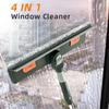 Extension Pole Windows Clean Squeegee Mop Shower Squeegee Crevice Brush  Household Clean Supplies