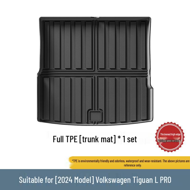 Eco-Friendly TPE Floor and Trunk Mats for 2024 Volkswagen Tiguan L/L Pro