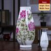 Modern Minimalist Ceramic Vase for Dried Flowers - Porcelain Ornament for Living Room Decor