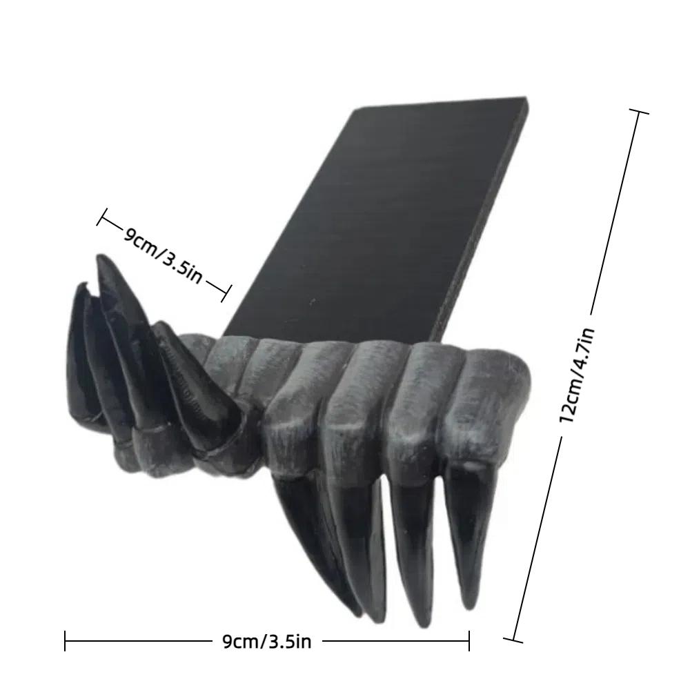 Novelty 3D Creepy Hands Bookmark Thriller Resin Demon Hand Bookmark Claw Small Witch's Hand Bookmark Festival Decor