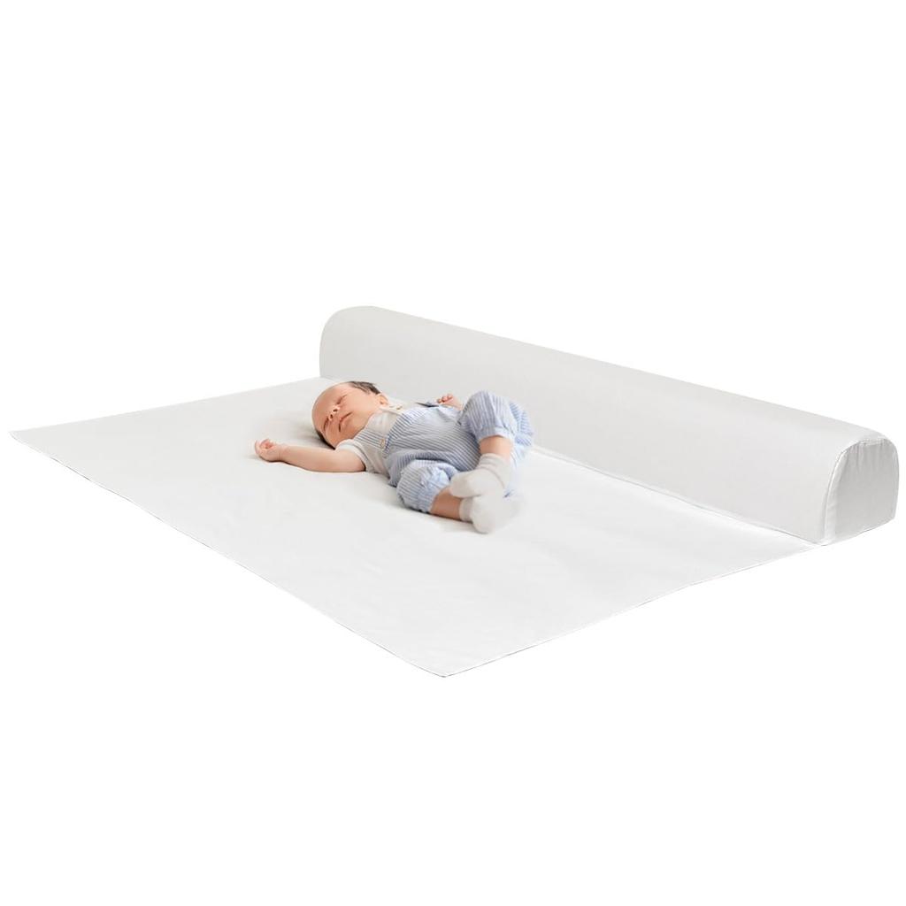 Cific Cushion-Shaped Bed Guard, Easy Installation, 100% Cotton Cover, Fall Prevention, for Toddlers and Seniors