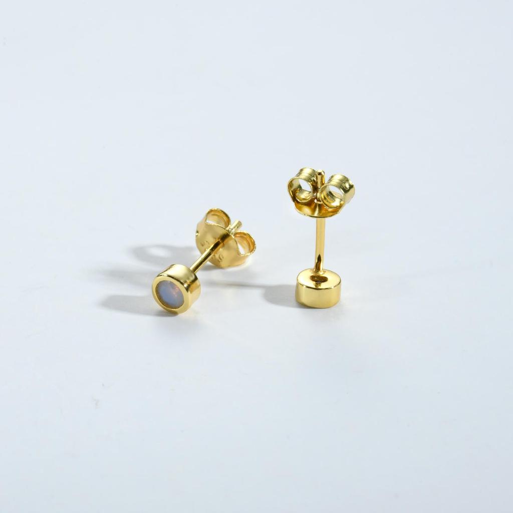 ANDYWEN Brinco em forma de jardim de ouro e prata esterlina 925 piercing feminino joias cz cristal fino