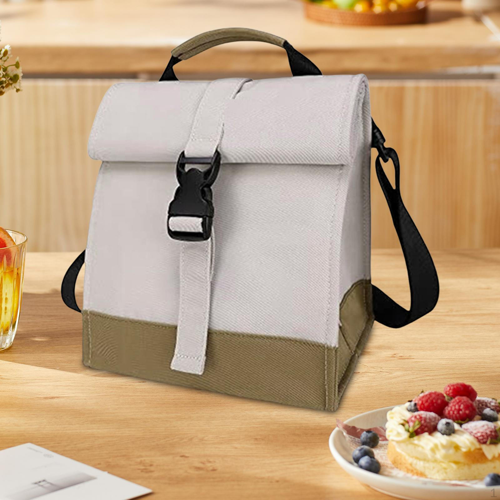 

Ізольована термосумка 600D Оксфордська тканинна сумочка для пікніка на пляжі в офісі білий