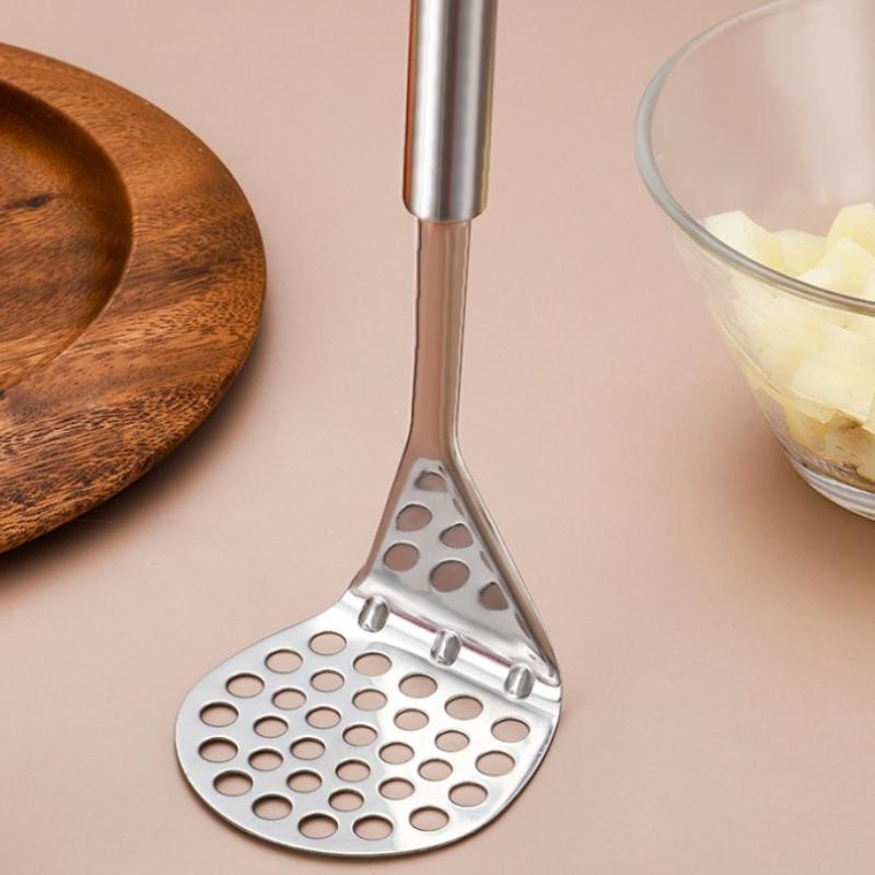 Stainless Steel Potato Masher Home Vegetable Press Mesh Manual Food Crusher for Sweet Pumpkin Avocado Kitchen Acceesories