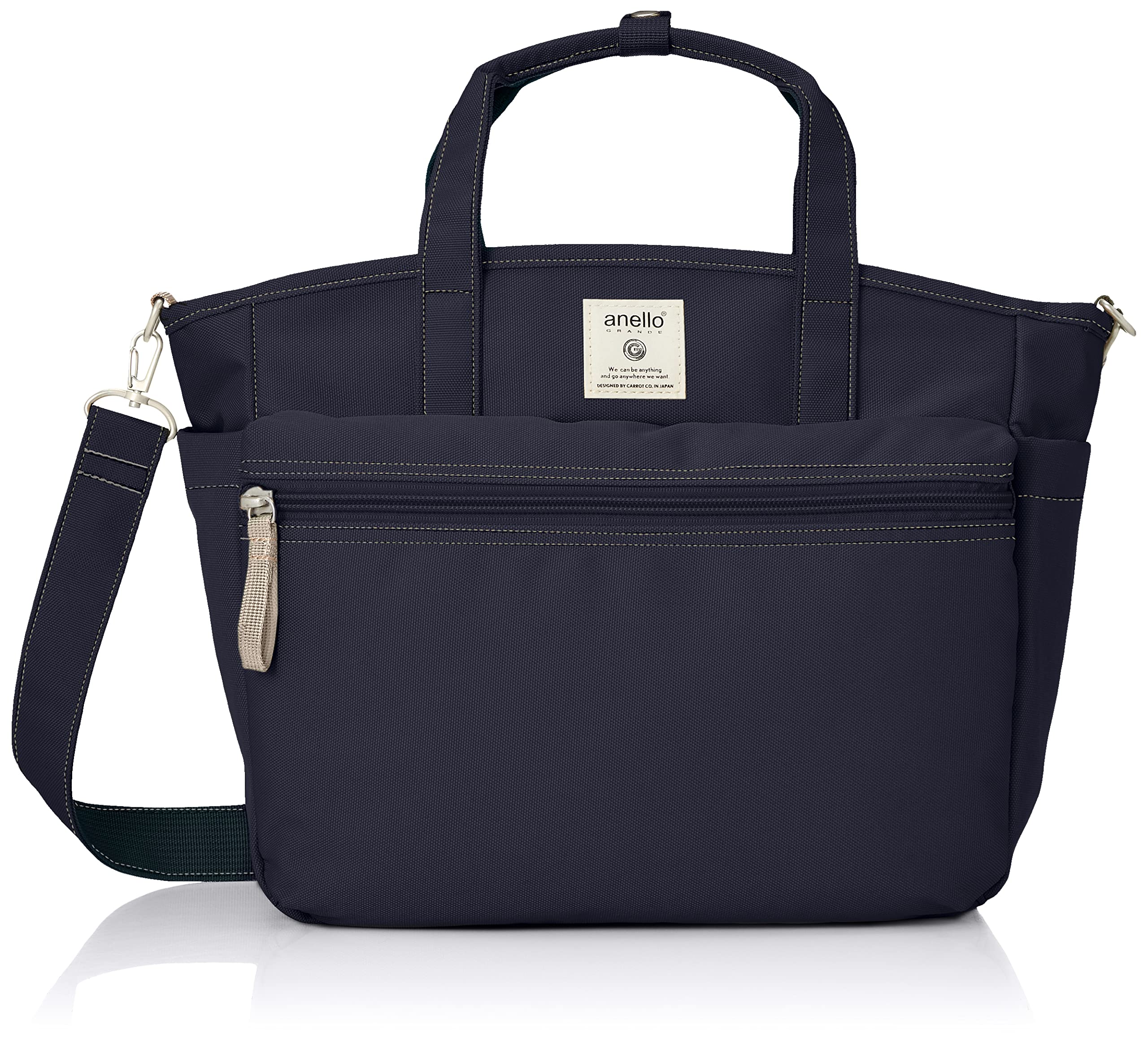

2WAY Tote Bag Shoulder Bag Water Repellent CRAFT GTM0305 Navy [Anello Grande] Women s