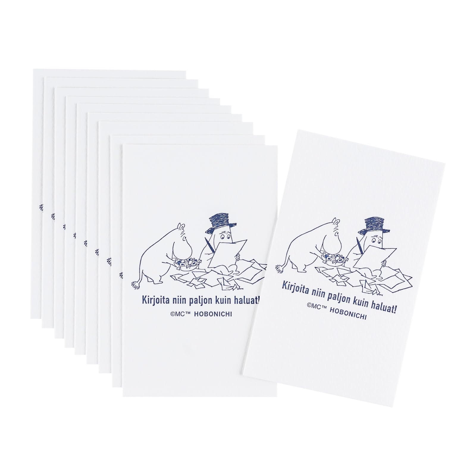 Hobonichi Moomin Techo Planner with Ink Blotting Paper Accessories