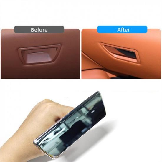 Bright Silver ABS Co-pilot Glove Box Handle Trim For Maserati Ghibli 2014-