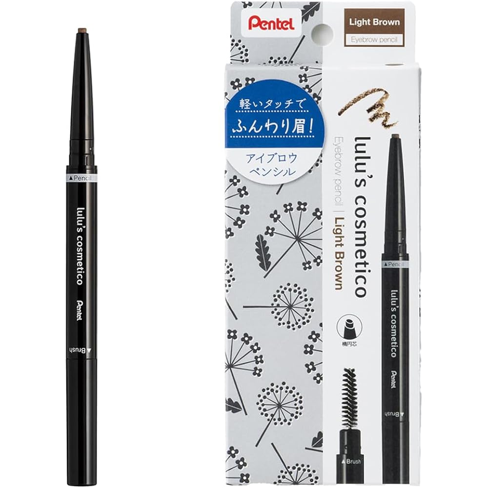 Lulu s Cosmetico (Lulu s Cosmetics) Pentel Lulu s Cosmetics Eyebrow Pencil (Light Brown)