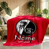 Custom Name Personalized SC Freiburg Print Blanket, Home Decor, Bedroom, Sofa, Camping, Couch, Gifts for Birthday Christmas