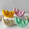 3D Silicone Candle Mold with Moon Rabbit Shape Creative Candle Molds Suitable for Artistic Candle and Soap Creation