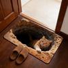Non-slip Bathroom Carpet Water-absorbing Bedroom Door Rug Optical Illusion Doormat  Home Decor