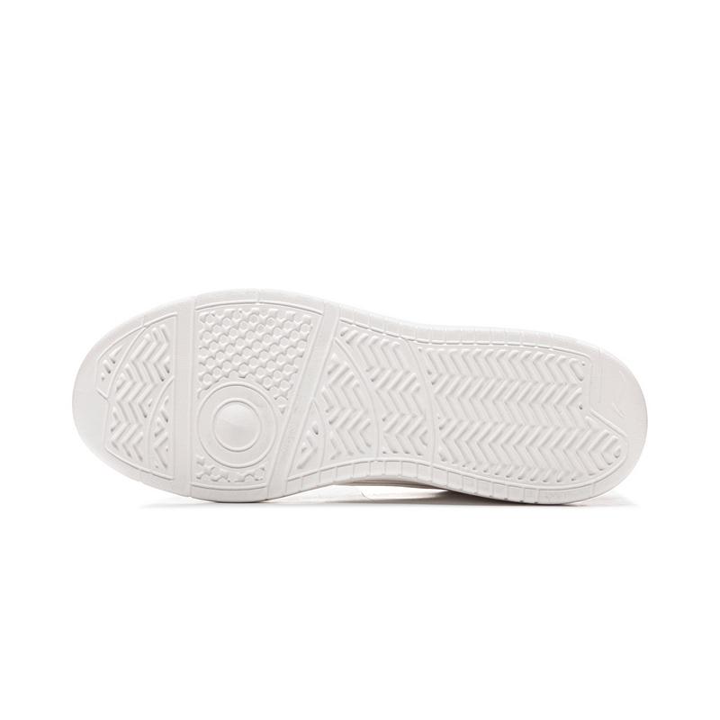 New LiNing Acer Truncatum Slip-Resistant Cushioning Abrasion-Resistant Low-Top Skateboard Shoes Women's White Pink AGCV144-1