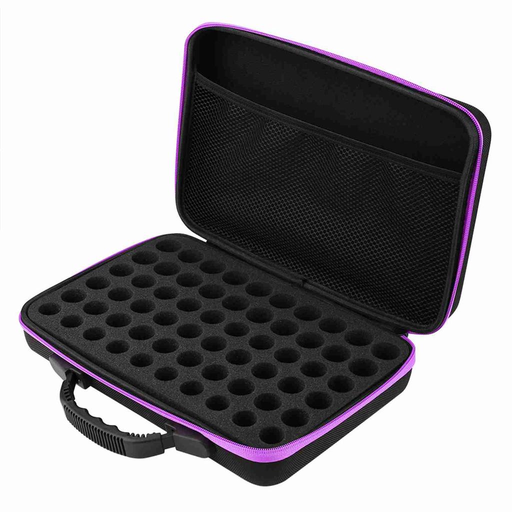 Essential Oil Carrying Case Hard Shell Case,60 Bottles Shockproof And Wear-Resistant For Bottles 5ml 10ml 15ml