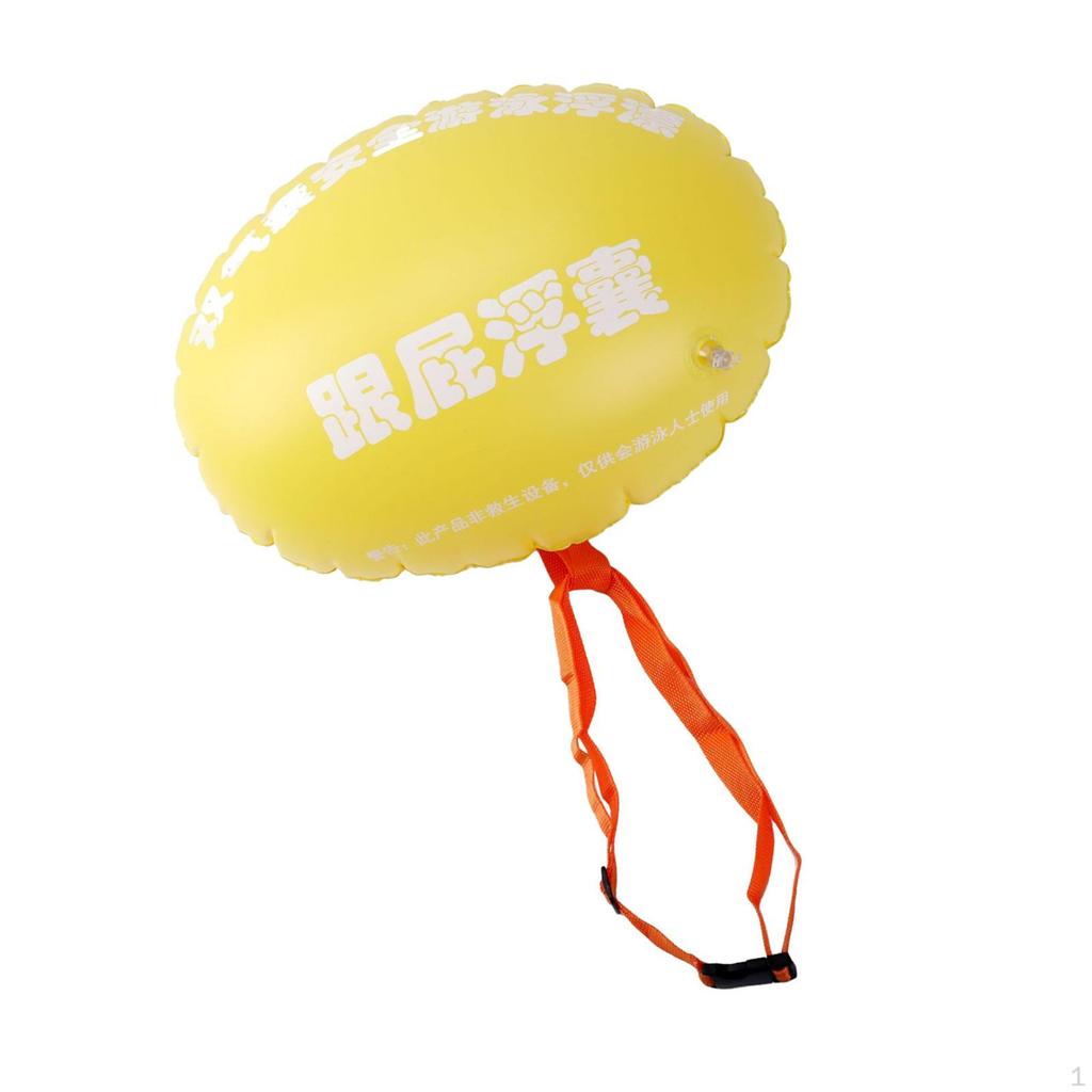 Swim Buoy for Open Water Swimming Belt Bubble Float with Adjustable Waist