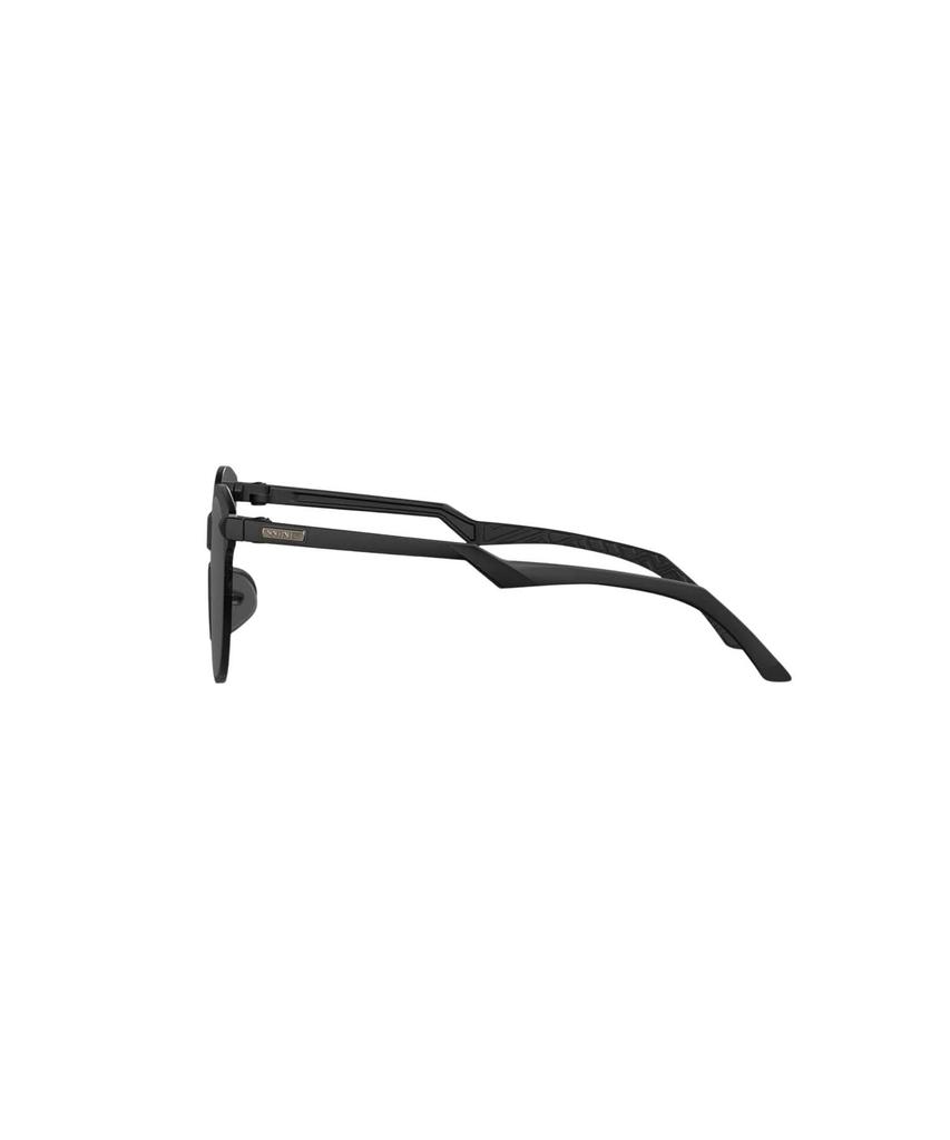 Wing Flatto Round Sports Sunglasses (Black Silver)