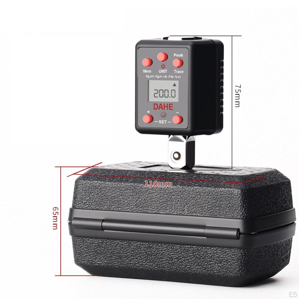 Automotive Digital Adapter ±2% Calibration Tool Peak/Real Time Mode Sturdy Versatile with Smart