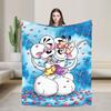 Cartoon Diddl Diddlina Flannel Blanket Winter  Soft Durable Bedding Throws for Child Outdoor Funny Bedspread Sofa Bed Cover