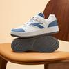 Anta Kids Zero Feel Synthetic Leather Fashion Versatile Non-Slip Wear-Resistant Low-Top Skate Shoes Kids Skate Shoes White Blue A12448099-4