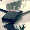 Mode för män i konstläder Magiskt kreditkorts-ID Money Clip Slim plånbokshållare