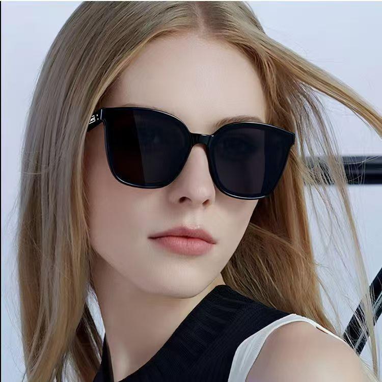 High-End Sonnenbrille im koreanischen Stil - Trendiger großer Rahmen für Damen & Herren