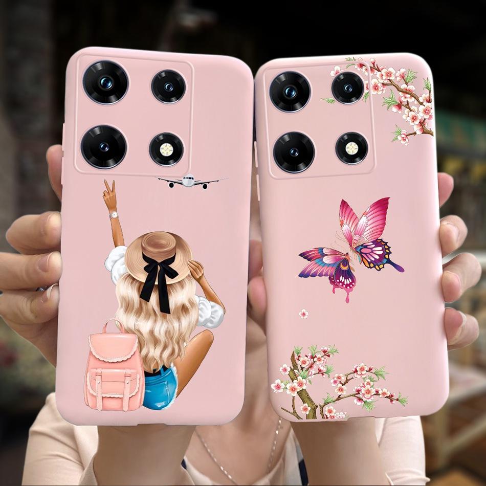 Fashion Moon Pattern Case For Infinix Note 30 Pro 30i 30 2023 Candy Color Soft Silicon Bumper For Infinix Note30 30Pro Note30i