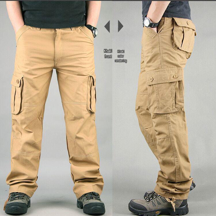 2024 Men's Multi-Pocket Loose Straight Casual Outdoor Pants